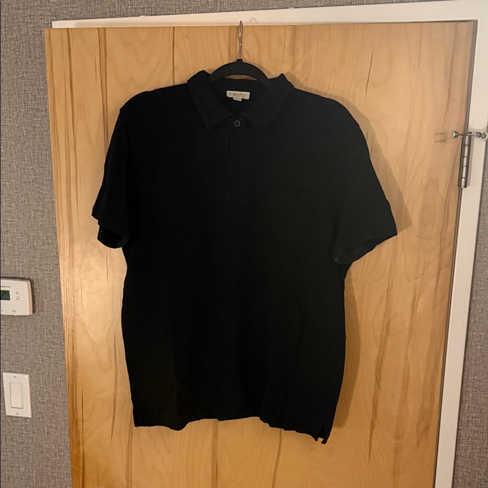Sunspel Midnight Polo Shirt